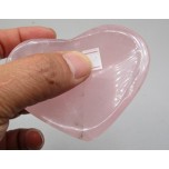 Bowl - Heart Shape (80 x 55 mm) Rose Quartz Bowl